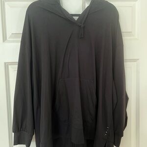 Livi Active/Lane Bryant Black Hoodie 22/24 Tunic Sweatshirt